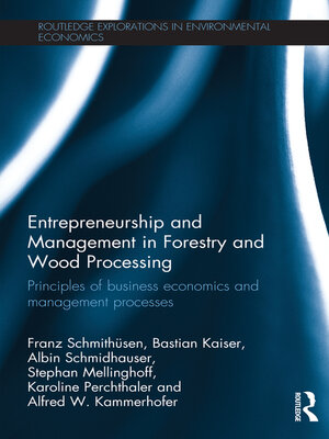 cover image of Entrepreneurship and Management in Forestry and Wood Processing